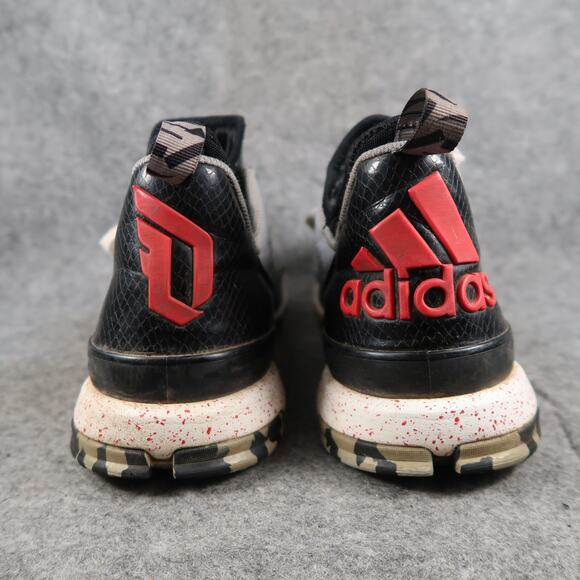 Adidas Shoes Mens 9 Athletic Trainers Basketball Sneakers Mid Damian Lillard - Picture 6 of 13